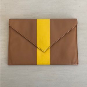 J. Crew Leather Envelope Clutch